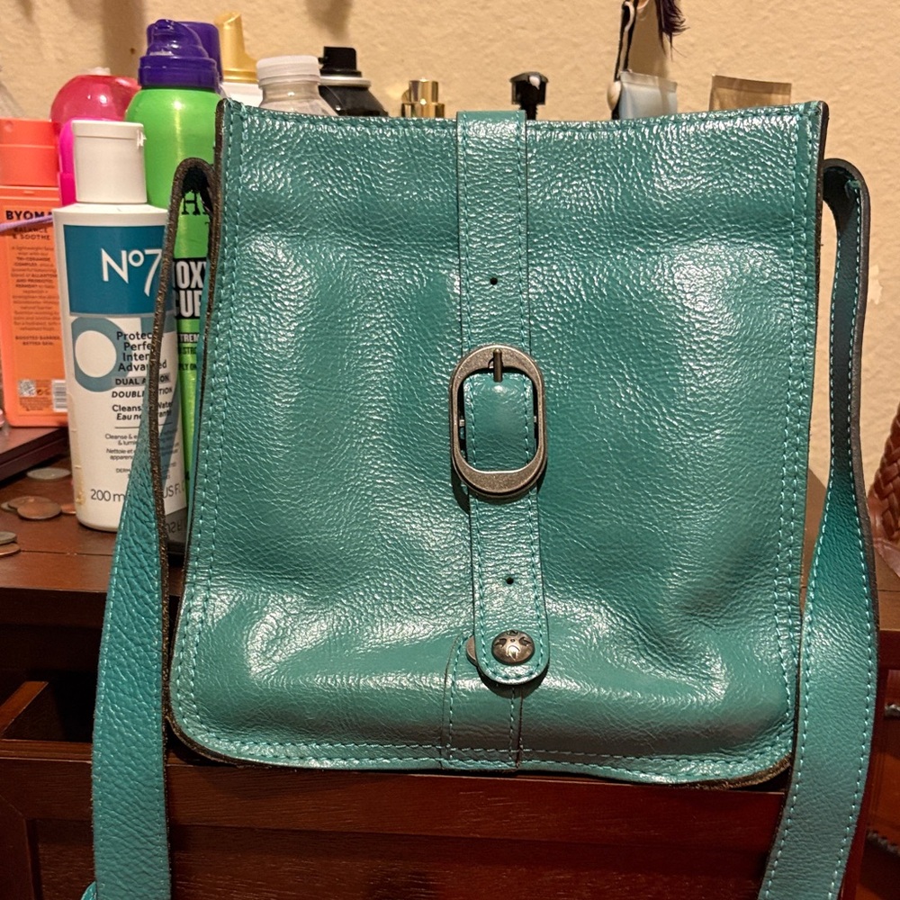 Patricia Nash Teal Crossbody Bag